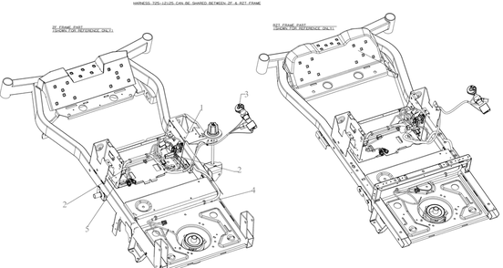 Electrical 2 Diagram and Parts List for ZT2-54KW (17RIEACI010)(2020) Cub Cadet Lawn Tractor